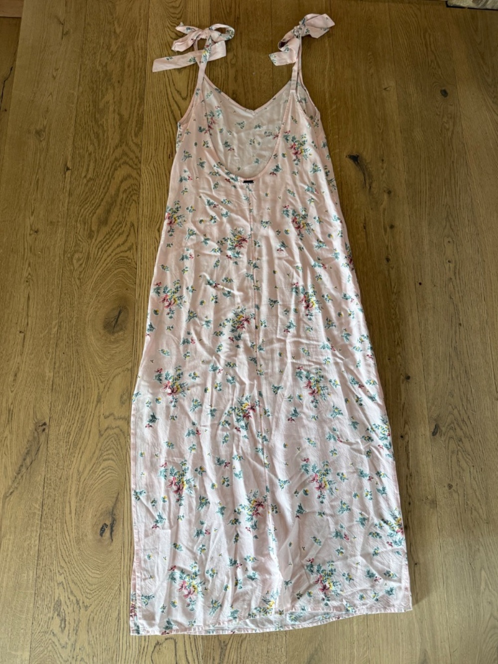 Billabong Salty Blonde Long Maxi Dress Open Back M - Picture 3 of 4